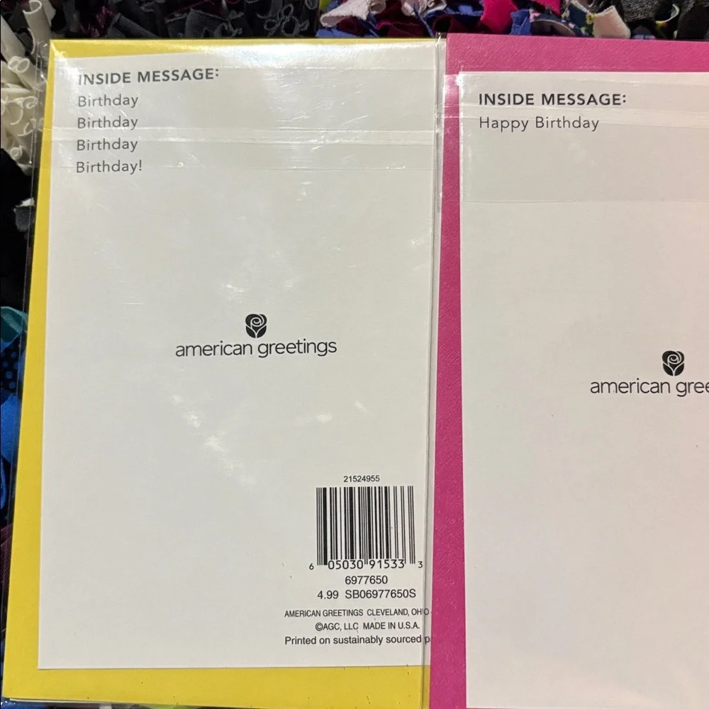 🆕American Greetings Birthday Cards, Bundle Of 8
